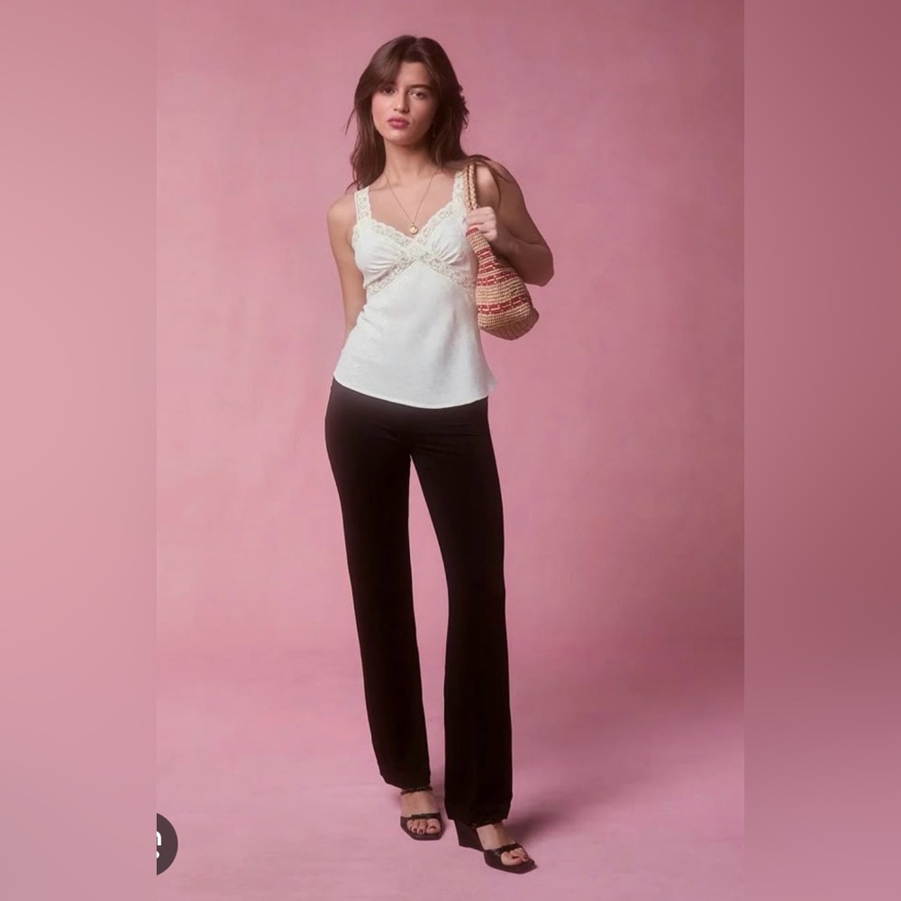 Rouje Glenda Jersey Viscose Stretch Straight Pant